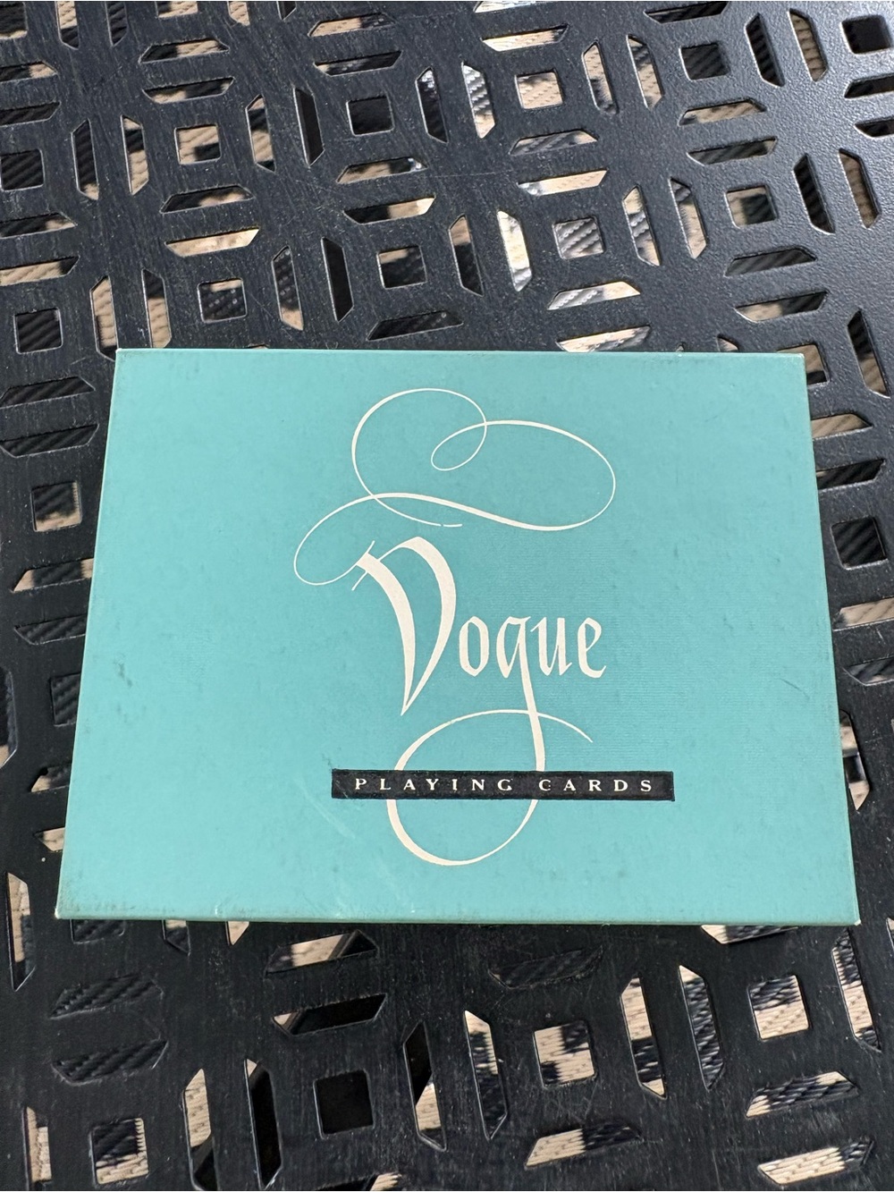 Vogue Double Deck Playing Cards with Butterfly Motifs Both Packages are Sealed